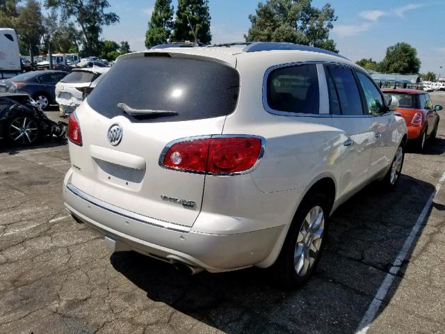 5GALVCED1AJ218473 - 2010 BUICK ENCLAVE CX WHITE photo 4