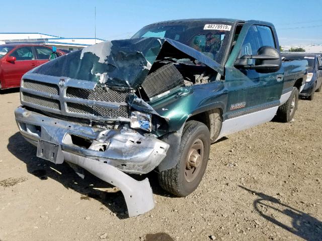 1B7KC2365XJ531663 - 1999 DODGE RAM 2500 GREEN photo 2