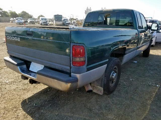 1B7KC2365XJ531663 - 1999 DODGE RAM 2500 GREEN photo 4