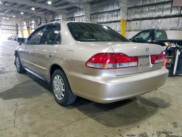 3HGCG56492G701961 - 2002 HONDA ACCORD LX TAN photo 3