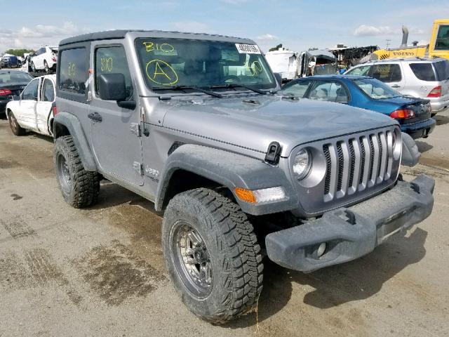 1C4GJXAG8KW538591 - 2019 JEEP WRANGLER S SILVER photo 1