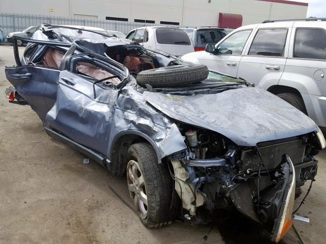 JHLRE48757C035923 - 2007 HONDA CR-V EXL BLUE photo 1