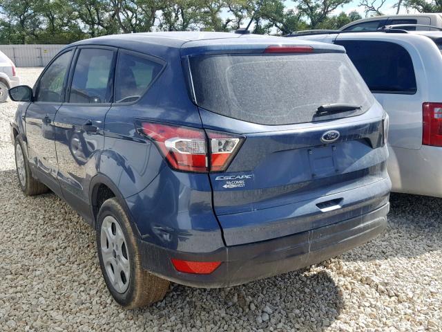 1FMCU0F73JUB05286 - 2018 FORD ESCAPE S BLUE photo 3