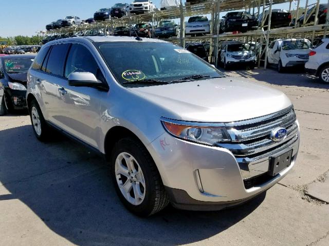 2FMDK4JC8DBA14725 - 2013 FORD EDGE SEL SILVER photo 1