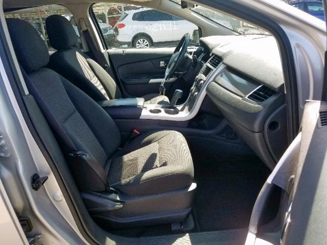 2FMDK4JC8DBA14725 - 2013 FORD EDGE SEL SILVER photo 5