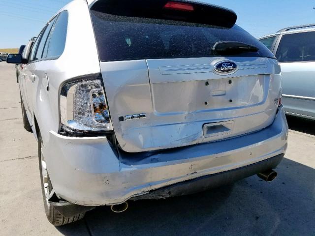 2FMDK4JC8DBA14725 - 2013 FORD EDGE SEL SILVER photo 9