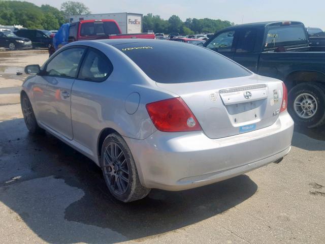 JTKDE167X50001685 - 2005 TOYOTA SCION TC ვერცხლისფერი ფოტო 3