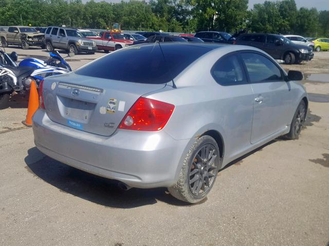 JTKDE167X50001685 - 2005 TOYOTA SCION TC ვერცხლისფერი ფოტო 4