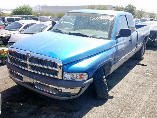 1B7KC2363WJ231635 - 1998 DODGE RAM 2500 BLUE photo 2