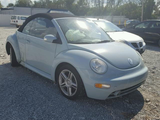 3VWCD21Y34M309270 - 2004 VOLKSWAGEN NEW BEETLE 蓝色 照片 1