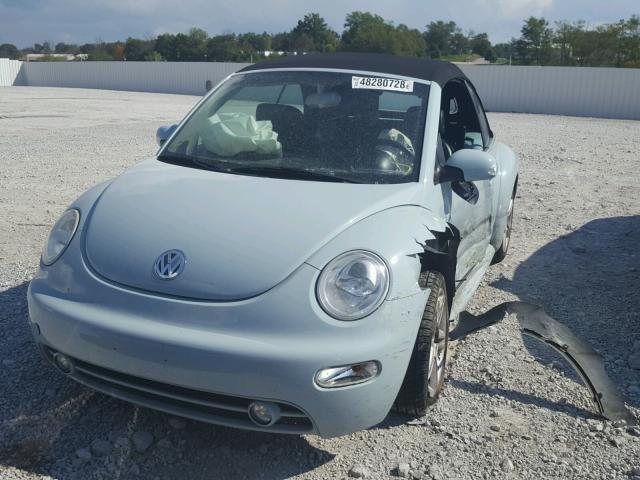 3VWCD21Y34M309270 - 2004 VOLKSWAGEN NEW BEETLE 蓝色 照片 2