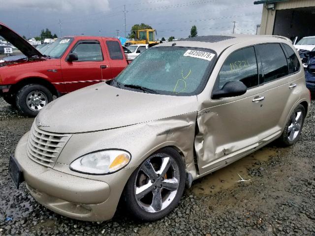 3C8FY78G75T619605 - 2005 CHRYSLER PT CRUISER GOLD photo 2