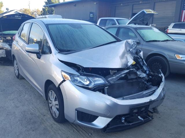 JHMGK5H50GS010739 - 2016 HONDA FIT LX SILVER photo 1