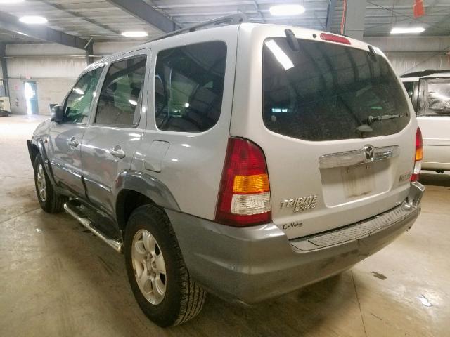 4F2CZ94193KM12761 - 2003 MAZDA TRIBUTE LX SILVER photo 3