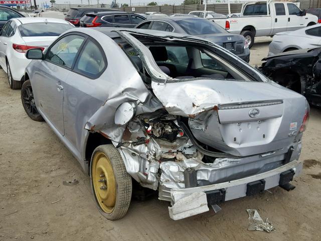 JTKDE167980257496 - 2008 TOYOTA SCION TC ვერცხლისფერი ფოტო 3