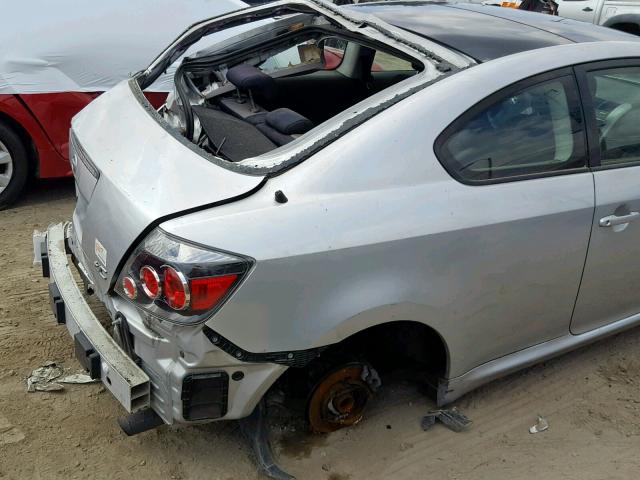 JTKDE167980257496 - 2008 TOYOTA SCION TC ვერცხლისფერი ფოტო 9
