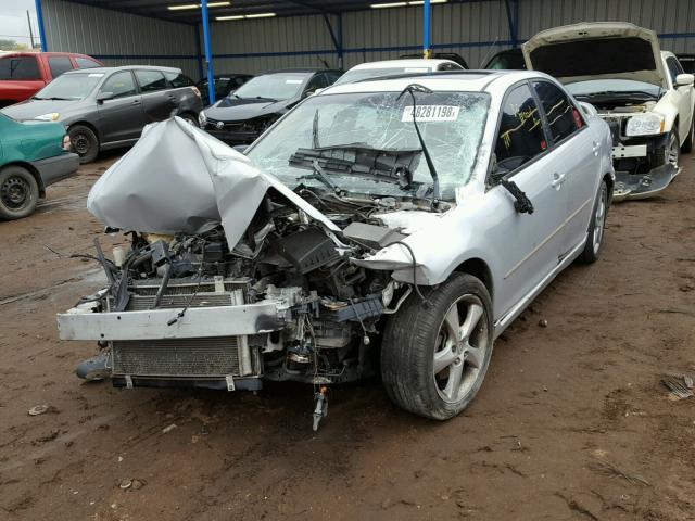 1YVHP80D875M18006 - 2007 MAZDA 6 S SILVER photo 2