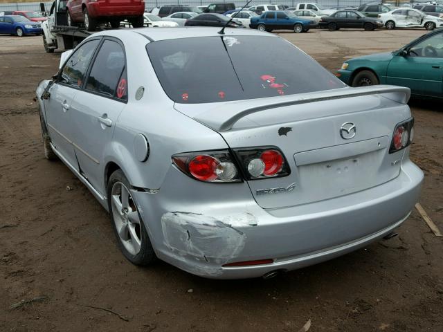 1YVHP80D875M18006 - 2007 MAZDA 6 S SILVER photo 3