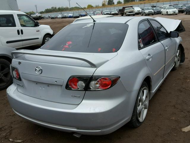 1YVHP80D875M18006 - 2007 MAZDA 6 S SILVER photo 4