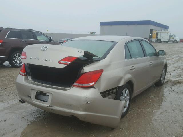 4T1BK36B45U027842 - 2005 TOYOTA AVALON XL BEIGE photo 4