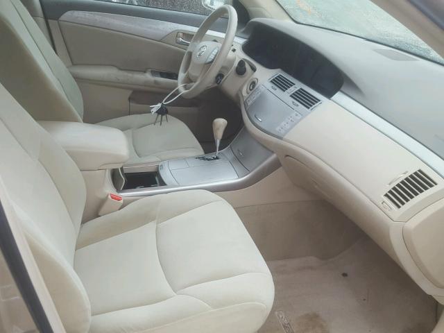 4T1BK36B45U027842 - 2005 TOYOTA AVALON XL BEIGE photo 5