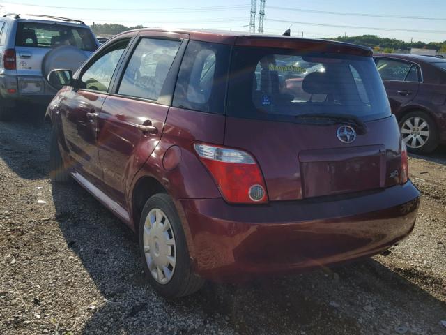 JTKKT624760160171 - 2006 TOYOTA SCION XA BURGUNDY photo 3