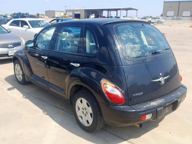 3A4FY48B67T539925 - 2007 CHRYSLER PT CRUISER BLACK photo 3