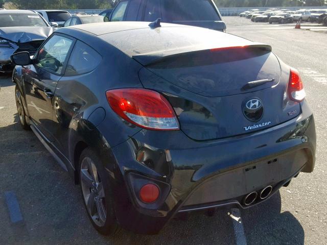 KMHTC6AE9FU217772 - 2015 HYUNDAI VELOSTER T BLACK photo 3