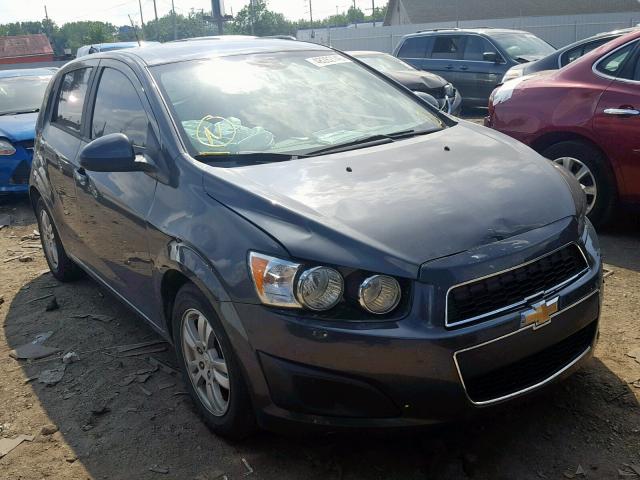 1G1JA6SH2C4171507 - 2012 CHEVROLET SONIC LS CHARCOAL photo 1