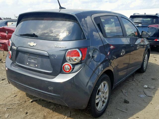 1G1JA6SH2C4171507 - 2012 CHEVROLET SONIC LS CHARCOAL photo 4