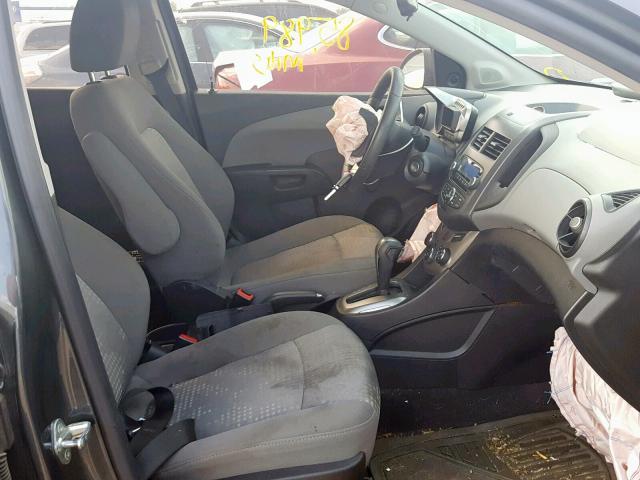1G1JA6SH2C4171507 - 2012 CHEVROLET SONIC LS CHARCOAL photo 5