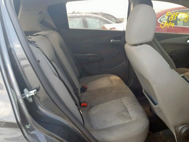 1G1JA6SH2C4171507 - 2012 CHEVROLET SONIC LS CHARCOAL photo 6