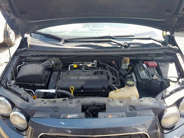 1G1JA6SH2C4171507 - 2012 CHEVROLET SONIC LS CHARCOAL photo 7