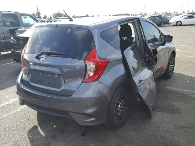 3N1CE2CPXHL367105 - 2017 NISSAN VERSA NOTE GRAY photo 4