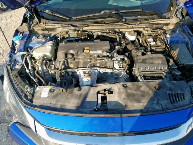 19XFC2F73GE006703 - 2016 HONDA CIVIC EX BLUE photo 7