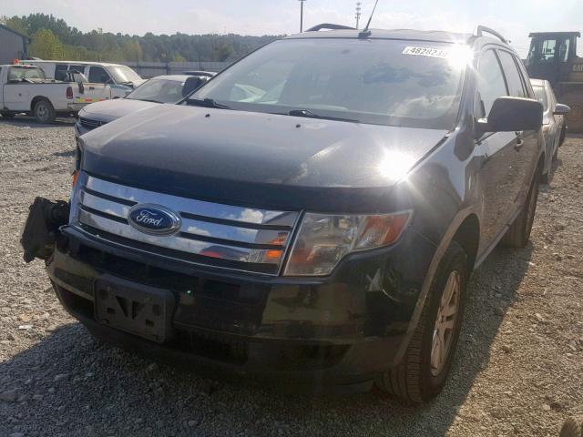 2FMDK3GC4ABA27310 - 2010 FORD EDGE SE BLACK photo 2