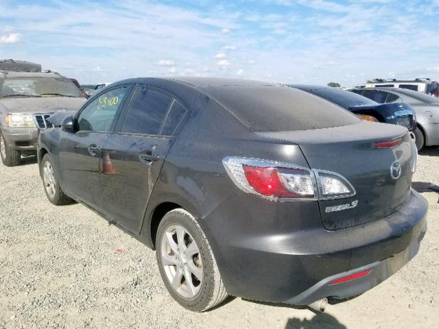 JM1BL1VG6B1487665 - 2011 MAZDA 3 I GRAY photo 3