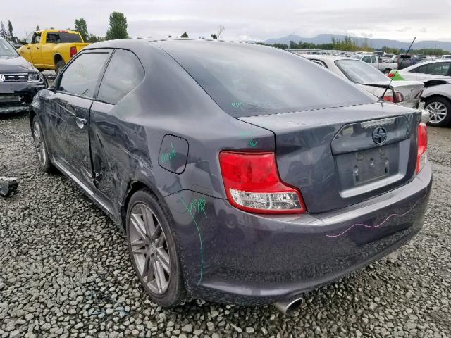 JTKJF5C7XB3002602 - 2011 TOYOTA SCION TC გრაფიტი ფოტო 3