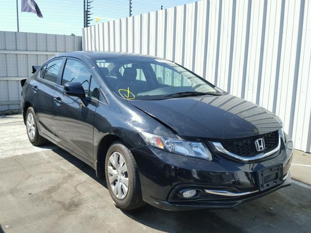 19XFB2F97DE267946 - 2013 HONDA CIVIC EXL BLACK photo 1