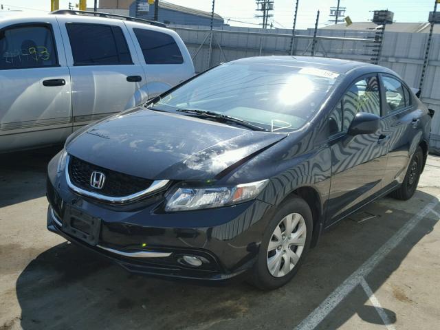 19XFB2F97DE267946 - 2013 HONDA CIVIC EXL BLACK photo 2