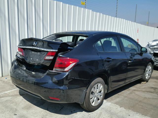 19XFB2F97DE267946 - 2013 HONDA CIVIC EXL BLACK photo 4