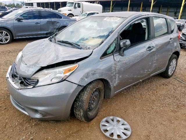 3N1CE2CP3FL384566 - 2015 NISSAN VERSA NOTE GRAY photo 2