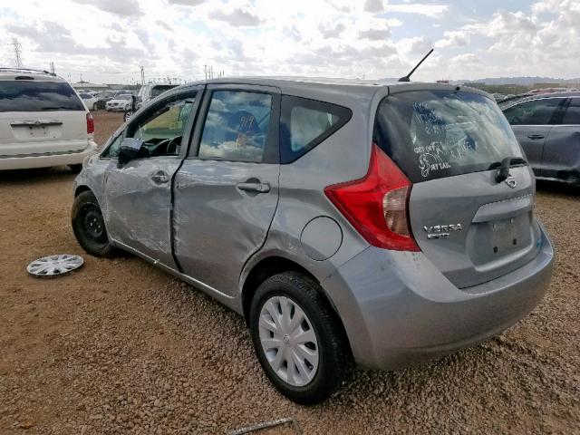 3N1CE2CP3FL384566 - 2015 NISSAN VERSA NOTE GRAY photo 3