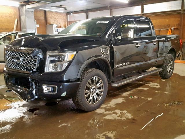 1N6BA1F4XGN500814 - 2016 NISSAN TITAN XD S BLACK photo 2