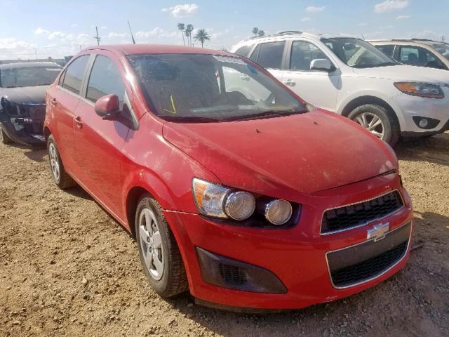 1G1JA5SHXD4160511 - 2013 CHEVROLET SONIC LS 红色 照片 1