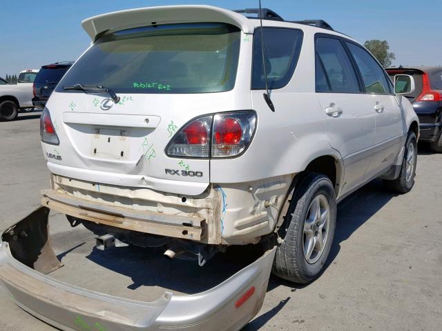 JTJHF10U430303665 - 2003 LEXUS RX 300 WHITE photo 4