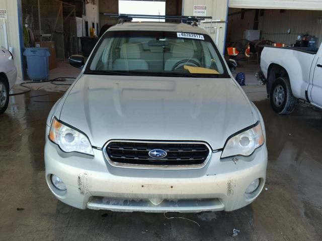 4S4BP61C667300900 - 2006 SUBARU LEGACY OUT GREEN photo 9