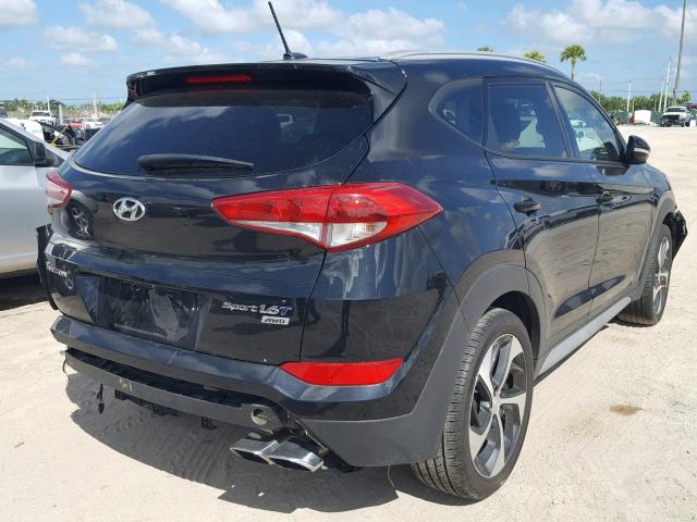 KM8J3CA2XHU406641 - 2017 HYUNDAI TUCSON LIM BLACK photo 4