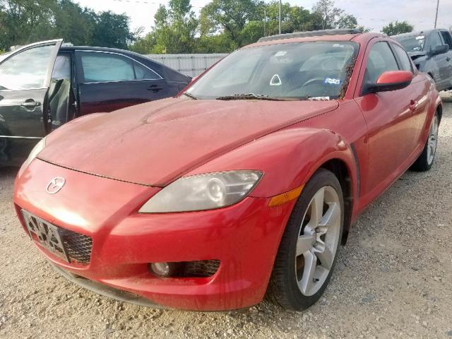 JM1FE173640136348 - 2004 MAZDA RX8 RED photo 2