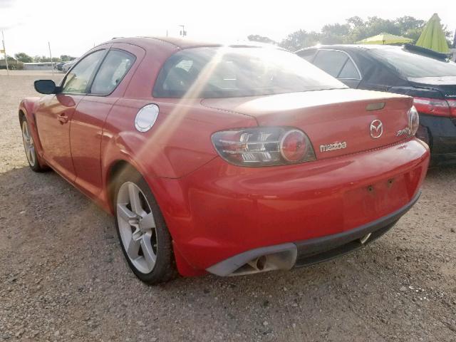 JM1FE173640136348 - 2004 MAZDA RX8 RED photo 3